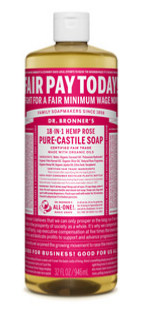 Organic Liquid Soap 473 ml - Rose / Dr Bronner's
