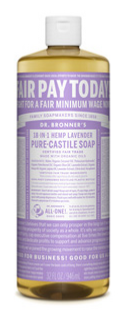Organic Liquid Soap 240 ml - Lavender / Dr Bronner's 