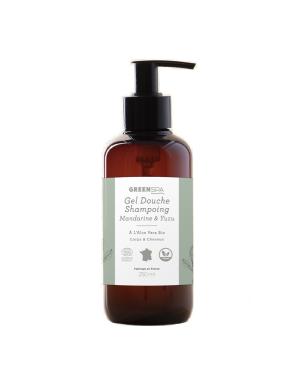 Organic Shower Gel & Shampoo - Mandarin & Yuzu / GREEN SPA