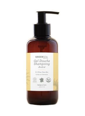  Organic Shower Gel & Shampoo - Amber / GREEN SPA